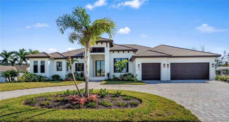 Clean South Florida home exterior after house washing