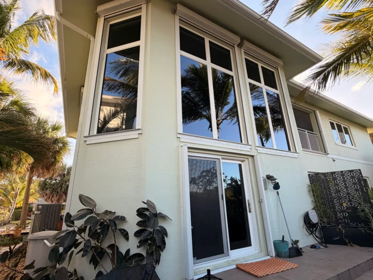Streak-free windows on a South Florida home