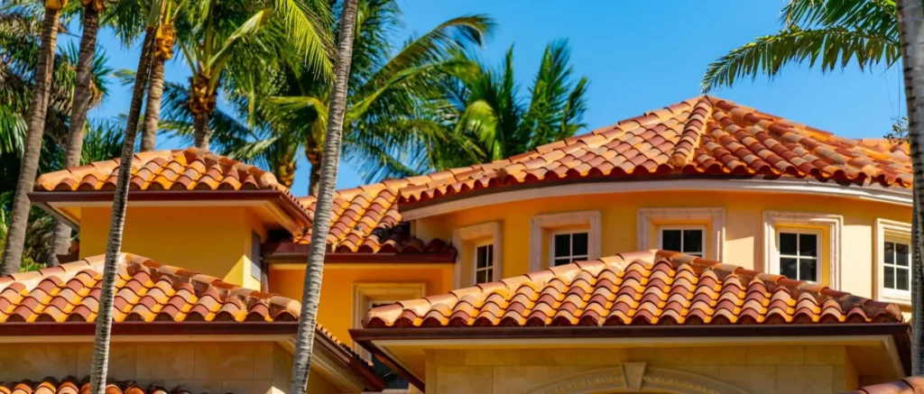 Clean terracotta tile roof in Port St. Lucie