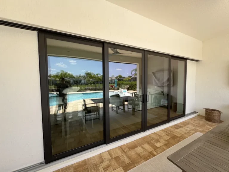 Streak-free sliding glass doors after window cleaning