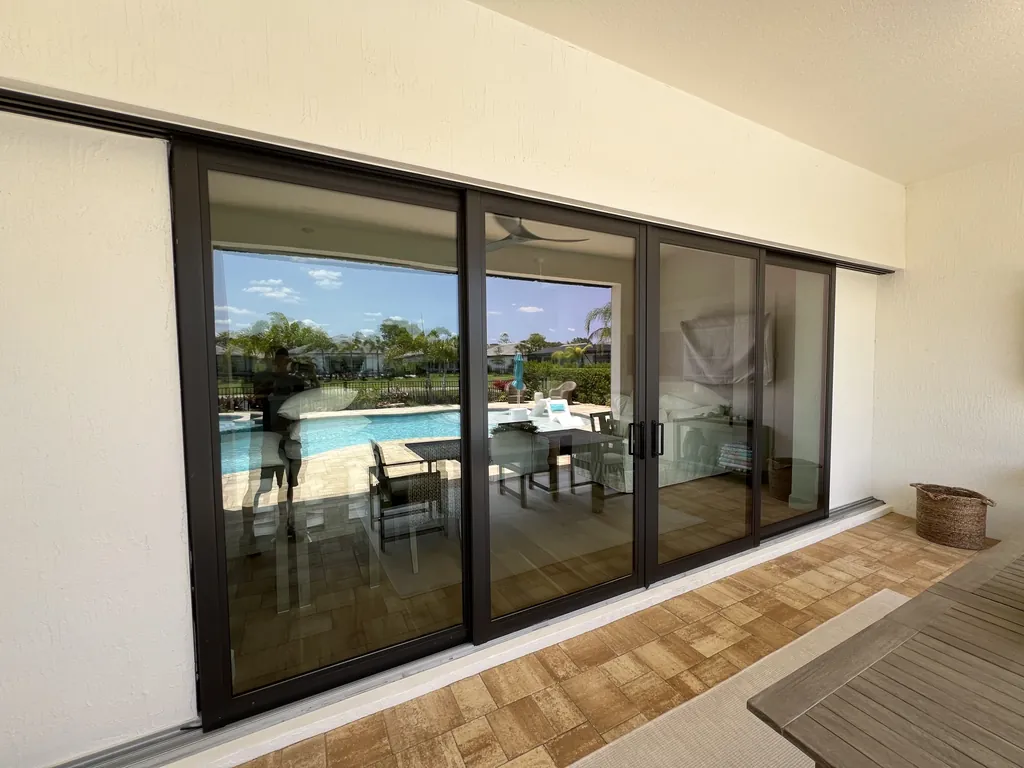 Streak-free sliding glass doors after window cleaning